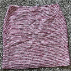 Elegant Pink and White Women's Skirt